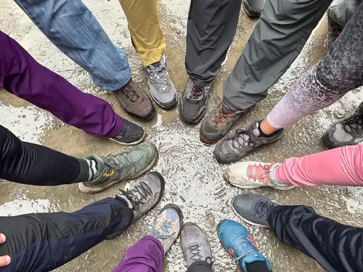 Círculo de pies de las Caminantes